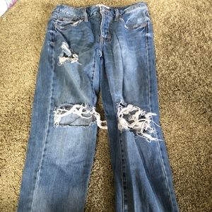 Blue Boyfriend Jeans